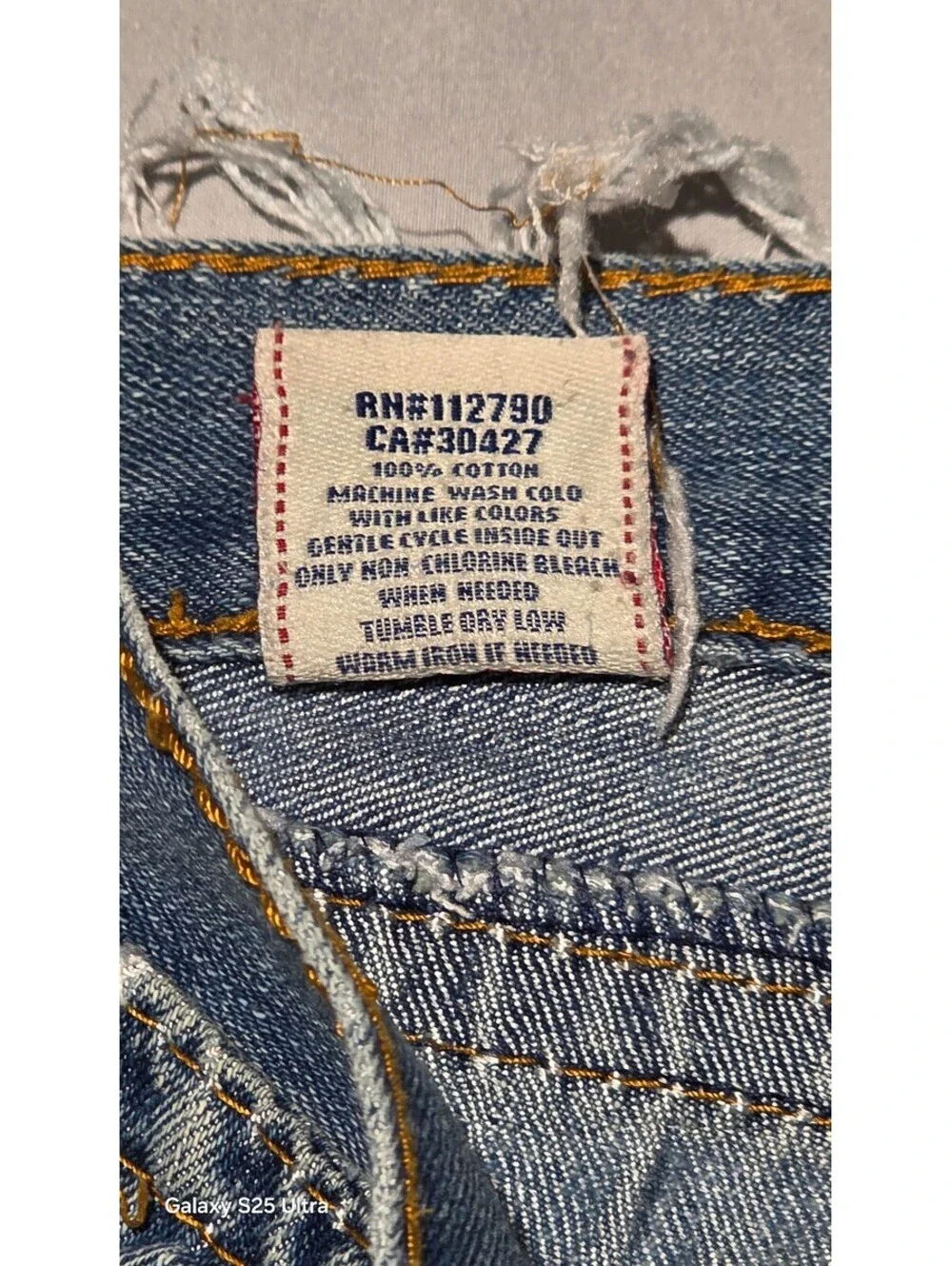 True Religion Billy Big T 36x32 Bootcut Jeans Light Wash